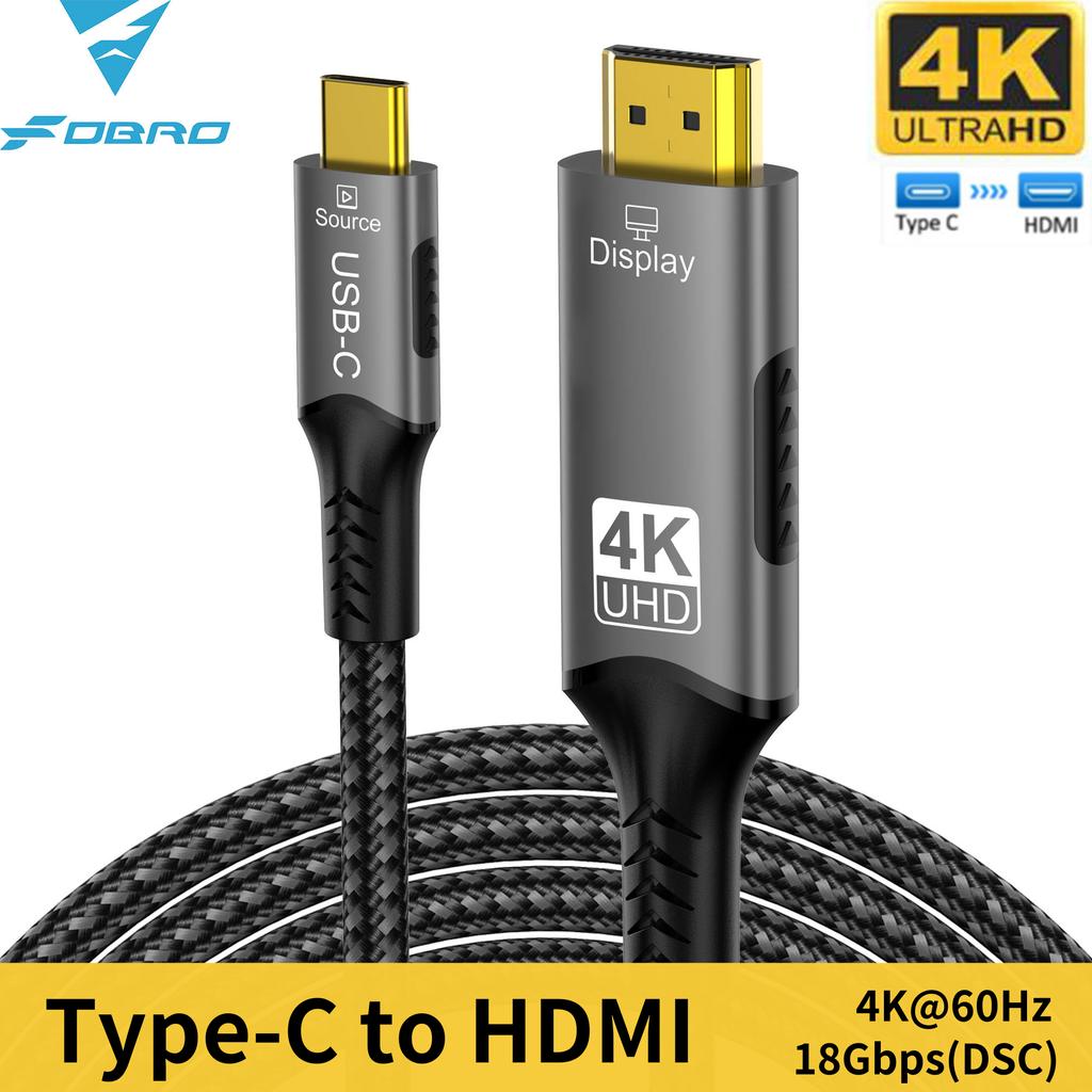 Cavo USB C a HDMI 8K@60Hz 4K@120Hz Cavo HDTV Compatibile HDMI Tipo C per Convertitore TV MacBook Air iPad Adattatore USB-C HDMI