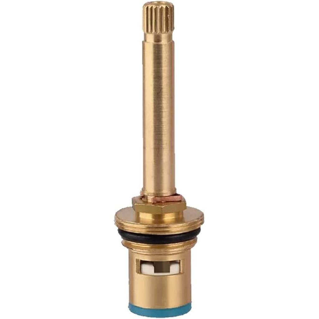 Faucet Ceramic Cartridge Valve, G1/2" Brass Tap Ceramic Disc Cartridges Replacement for Hot Cold Water (Type F2- H49mm)