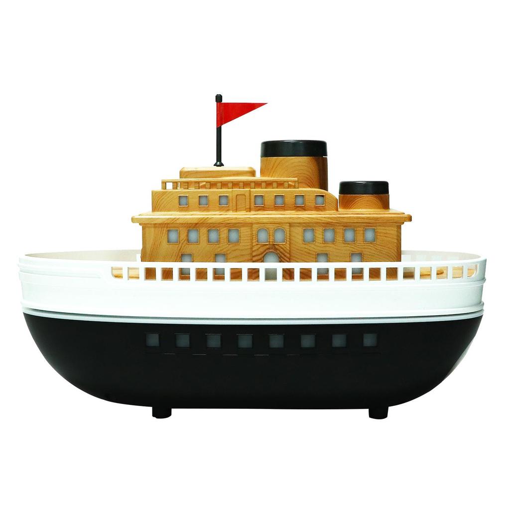 USB Aroma Diffuser: Ultrasonic Ship Design Humidifier with Essential Oil Function