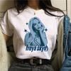 Womens Fashion Freya Skye Print Short Sleeve T Shirt 90s Graphic Vintage Tshirt Women Gothic Y2k Tshirt Streetwear Clothes