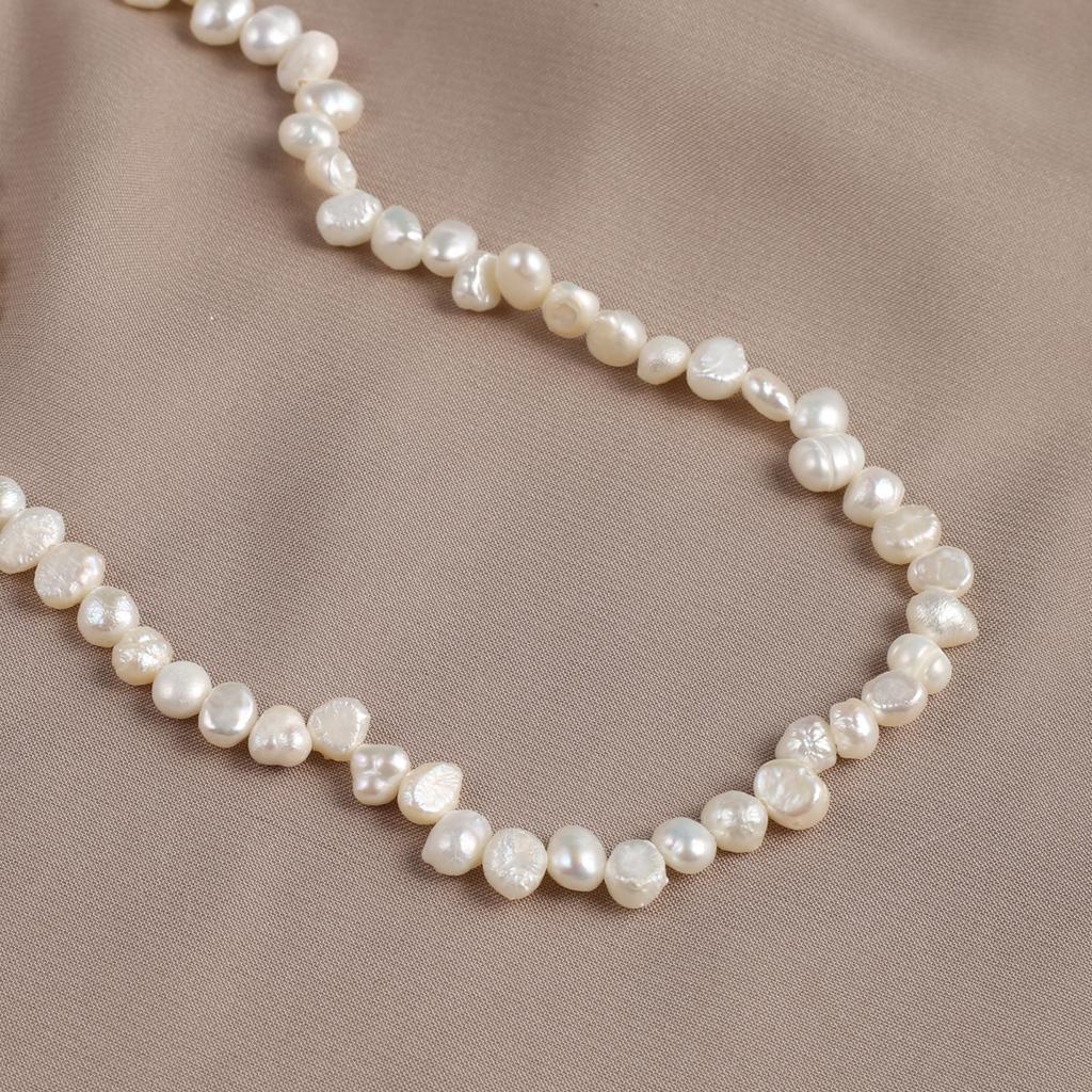1String, Boho Natural Freshwater Pearls, 5-6mm, Nugget Pearl Beads for Jewelry Making DIY, Cheapest Items Available 36cm