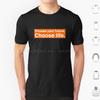 Choose Your Future Choose Life Trainspotting T Shirt Cotton Men Women DIY Print Quote Text Voice Off Motivation Orange