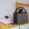 Portable Photo Printer Bag Large Capacity Polyester Photo Printer Carrying Bag with Pockets Detachable Divider Storage Bag
