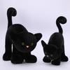 Halloween Ghost Cat Plush Toy With Short Pile Fur For Holiday Decor And Gift Giving