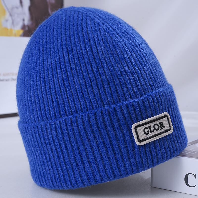 

Женская новая зимняя теплая вязаная шапка в корейском стиле, модная, универсальная, ветрозащитная, с защитой ушей, студенческая шерстяная шапка