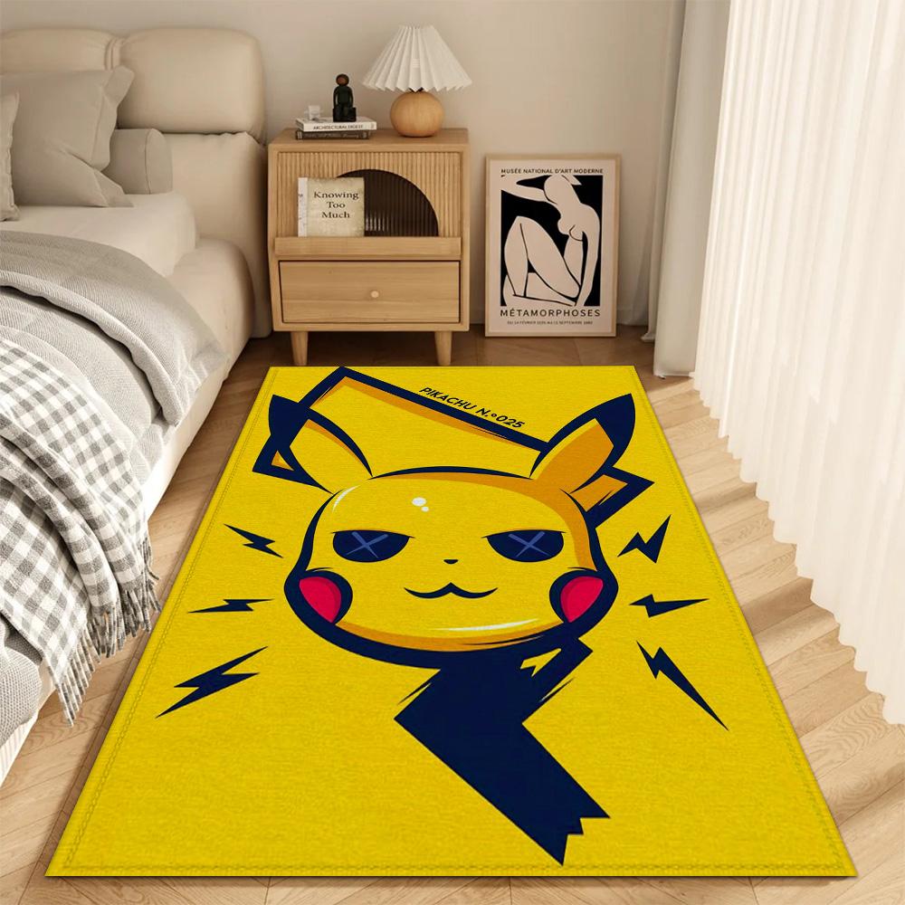 

Fashion Entrance Mat Kitchen Carpet Living Room Rugs Decoration P-pikachu Balcony Floor Mats Super Absorbent Bathroom Rug Door 40x60cm