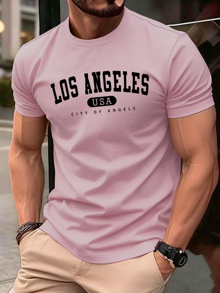 About Usa Art Letters Print Men Retro TShirt Casual Cotton T Shirts Loose Hip Hop Clothes Male ONeck Comfortable Short Sleeve