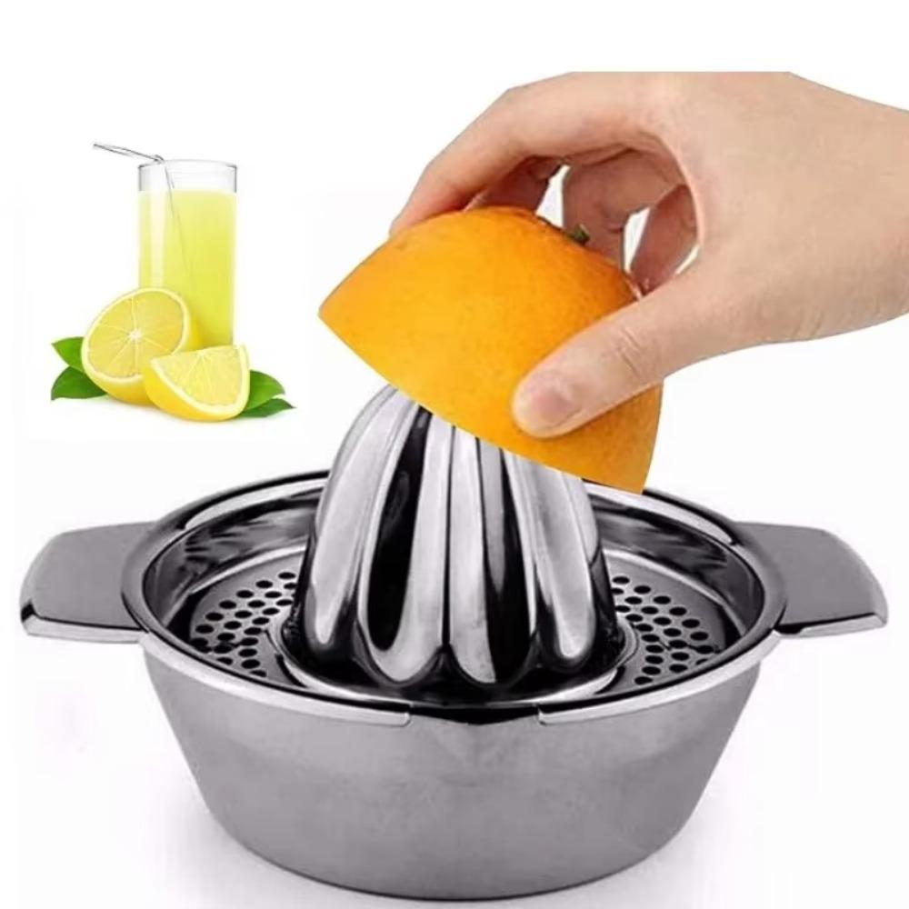 Juicer 304 Stainless Stee Hand Pressed Juice Maker With Bowl Lemon Squeezer  Fruit