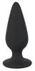 Tapered Heavy Anal Plug Small (7.8cm) - Black Velvets