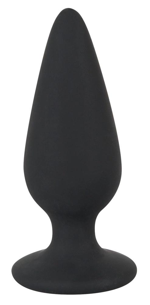 Tapered Heavy Anal Plug Small (7.8cm) - Black Velvets