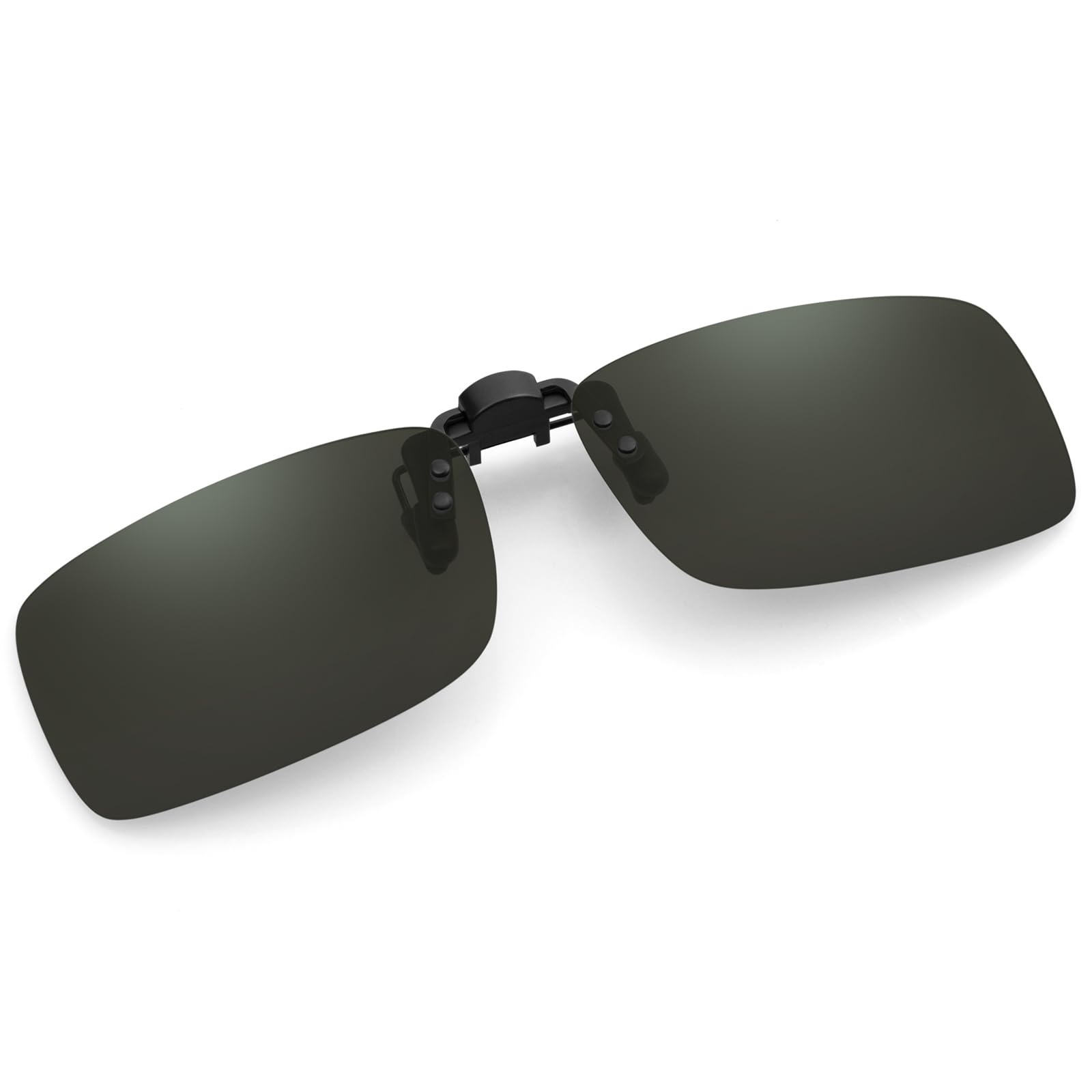 

[Br Guras] Clip-on sunglasses for over eyeglasses, ultra-lightweight, polarized, UV protection, perfect for leisure activities.