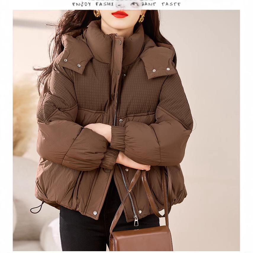 New cotton-padded women's winter short loose jacket trendy design sense thickened cotton-padded jacket