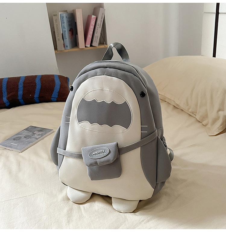 Schoolbag new college style contrasting color primary and secondary school students multi-compartment backpack anti-splashing Japanese cute high-value
