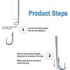 Fishing Hook Quick Removal Tool for Adults4Tube Storage Safety Equipment Fishing Tool Disassembly Descending Device