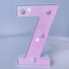 Pink LED Letter Light for Celebrations and Proposals