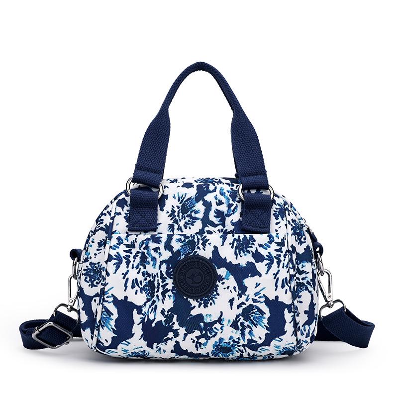Autumn Print Nylon Women's Lightweight Korean Style Crossbody Handbag
