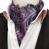 Men's Wide Tie Large Pattern Snood Scarf