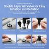 Foldable Inflatable Car Mattress for Comfortable Sleep with builts in Pillows and Cup Holders Ideal for Road and Camping Adventures