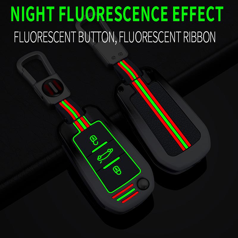 Zinc Alloy Car Key Case Cover For Peugeot 308 3008 508 5008 408 4008 208 301 407 For Citroen C4 C6 C3-XR Picasso DS Accesories