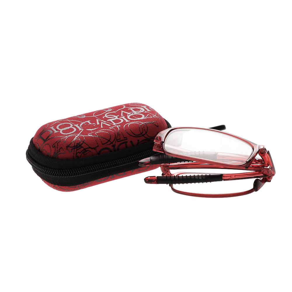 

Fashion Folding Reading Glasses With Original Box Men Women Portable Metal Frame High-definition Presbyopia Eyeglasses+1.0~+4.0 3