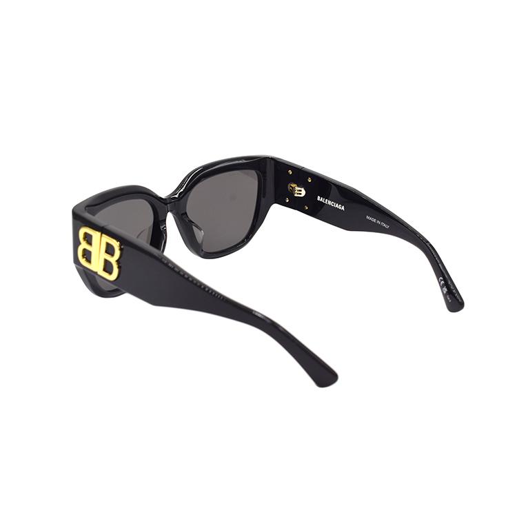 Balenciaga Bossy Glamorous BB Logo Series Square Sunglasses Women Sunglasses BB0323SK-002-55