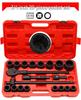 3/4" Heavy Duty 20-Piece Impact Socket Set - Hex12-Point Torx Wrench