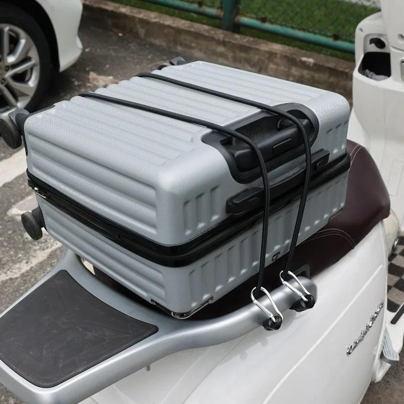 Bungee Cords with Hooks High Elasticity Rope Outdoor Camping Bungee Rope for Motorcycle Bicycle Cargo Tie Down Secure Load