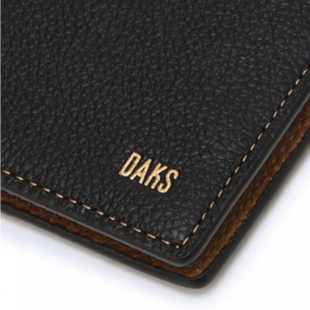 Daks Slim Wallet Black Brown Color Combi Dbwa6e702bk