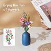 Mini Block Kids Building Toys Bricks Flowers Puzzle Pot Plants Girls Gift Home Decor (1657-1659(With Box))