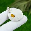 Natural Tiger Eye Gemstone Pendant 925 Sterling Silver Indian Jewelry For Women
