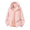 UPF10 + New Sunscreen Clothing for Men and Women Loose and Quick-drying Ice Silk Jacket Outdoor UV Protection Light Skin Clothing for Women