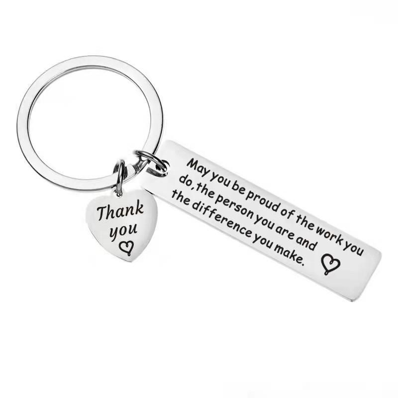 

Stainless Modern Artistic Steel Keychain Ideal For Celebratory Occasions Gifts And