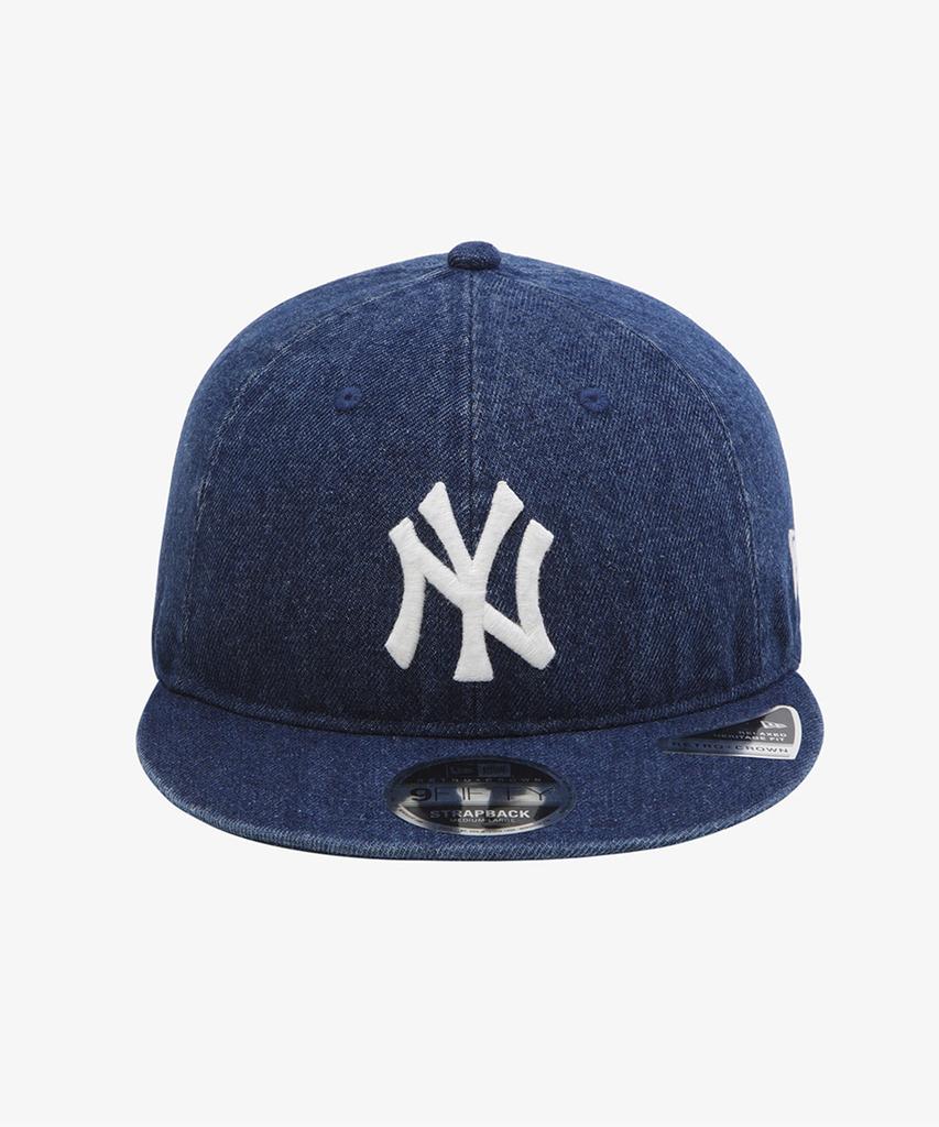 NEW ERA Mlb New York Yankees Denim Basic Retro Crown Strap Bag Indigo