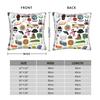 Breaking Bad collage drawing Square Pillow Cases  Cushion Cover Novelty Zipper Decor Pillowcase for Car 40x40cm