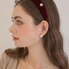 GETMEBLING Single Pearl velvet hairband