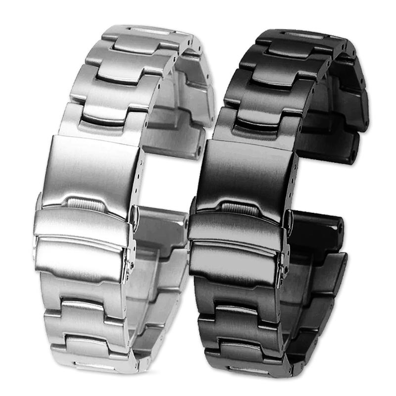 Para Casio PROTREK PRW-2000T/2500/3500/5000/5100/PRG-260 PRG-270 PPremium Correa de Reloj de Acero Inoxidable 304 para Entusiastas del Aire Libre