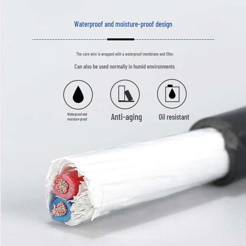 Hongchida ZR-RVV Flame Retardant Copper Power Cable