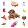 Food Dog Simulation Sound Plush Toy Pet Accessories Teeth Grinding Play Gift