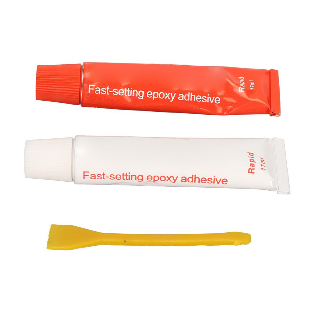 AB Glue 2 Pcs 17ml Fast Bonding Strong Stickiness Waterproof Transparent Epoxy Resin Adhesive Glue for Ceramic Repair