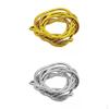 2Pcs 1M Braid Mylar Tube Fly Tying Materials 0.3cm Pearlescent Round Holographic Cord
