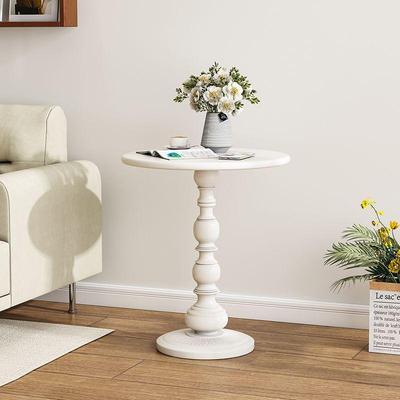 Nordic Retro Iron Art Round Coffee Table - Living Room, Sofa Side Table, Bedroom Bedside Table