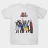 Men Black Print T-shirt Babymonster Kpop Art No-Cut Transfer Paper Print Cotton Tshirt