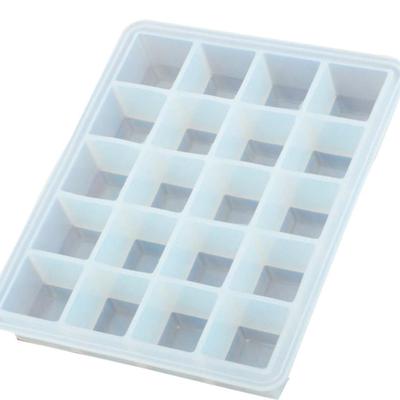 20Grids Mini Kleine Eiswürfelschale Würfel Tablett Silikon Eismaschine Form