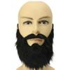 Maskeradeball Rekvisitter Morsomt Kostyme Bart Halloweenfest Mustasje Piratfest Dekorasjon Svart Falsk Skjegg Mustasje