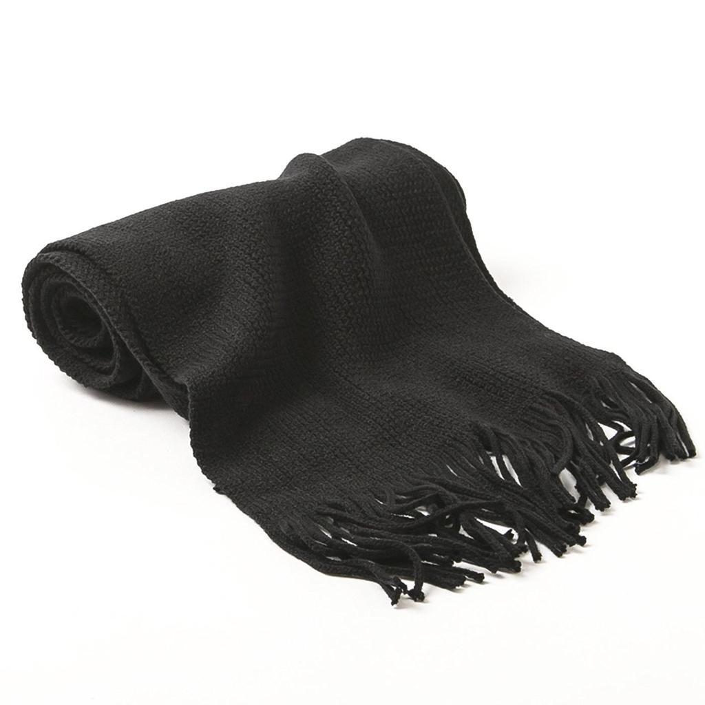 BASIQUENTI Solid Russel Muffler (Unisex, Brown)