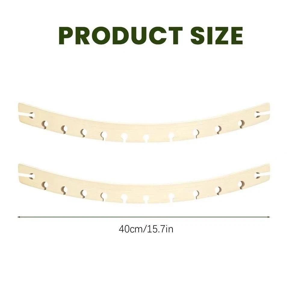 2Pcs 2 Pieces Hammock Spreader Bars Sturdy Wooden Spreader Bars  Camping