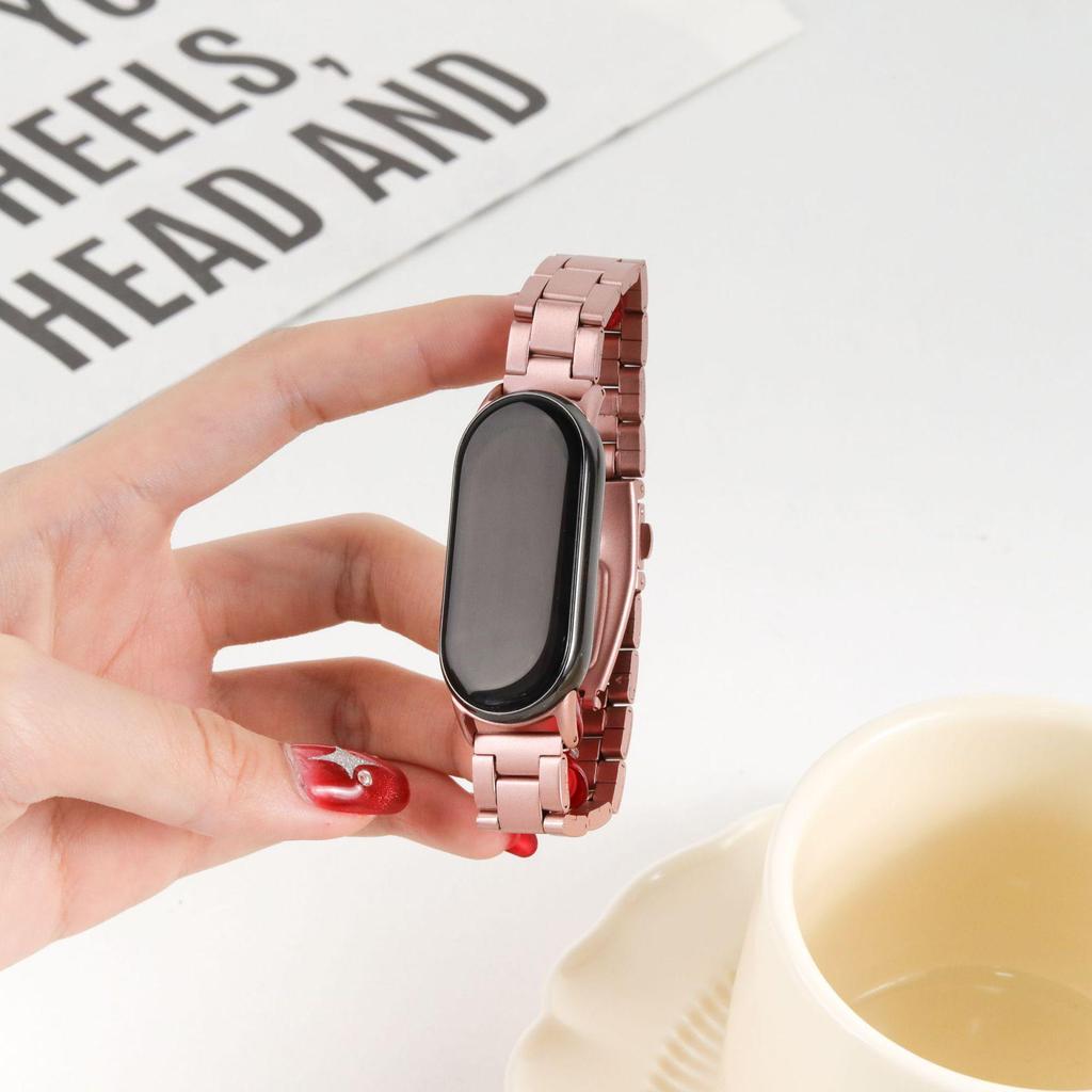 Xiaomi Band 8/9 Pro Mailänder Edelstahl-Armband