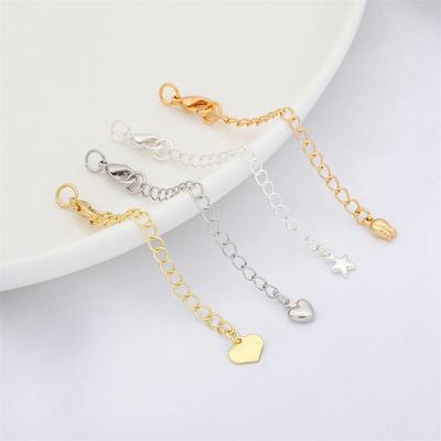 Estensione a Coda con Placcatura in Oro 14K che Preserva il Colore per Braccialetti e Collane Fatti a Mano Fai da Te