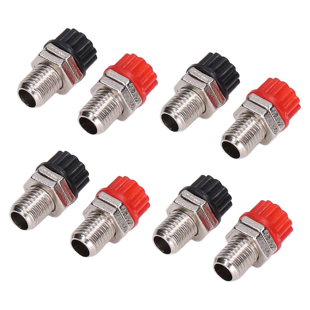 20Set Connector Binding Post Nickel Plated Brass Banana Socket Jack Teaching Instrument Accessories