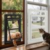 L Shaped Frame Cat Screen Door Mesh Screen Surface Two Way Pet Access  Mini Breed Puppy